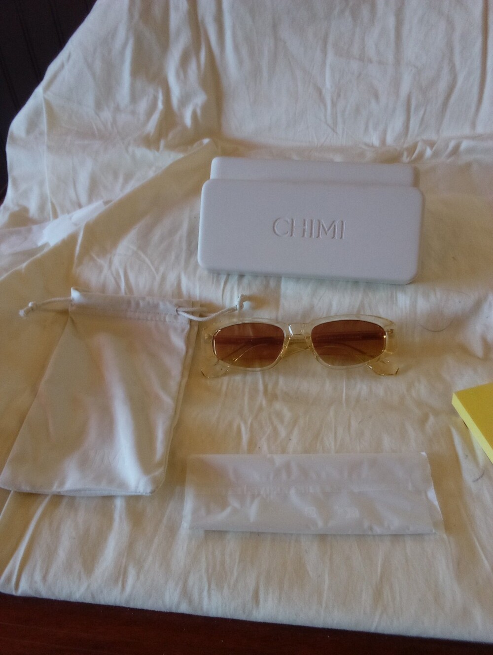 Chimi Core 09.2 Pale Yellow Sunglasses 64-20